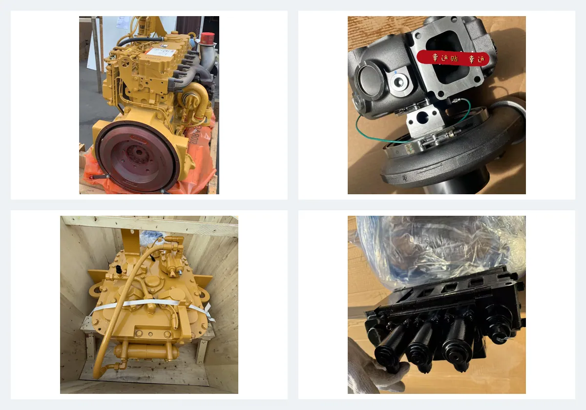 CAT and SEM heavy equipment spare parts product photographs